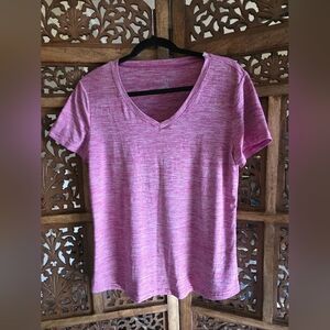 Danskin Pink V-Neck Women's Top